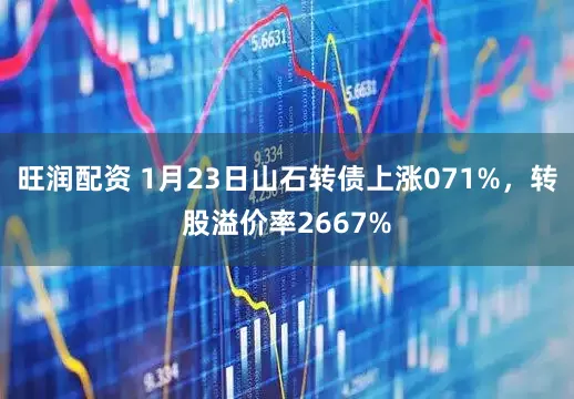 旺润配资 1月23日山石转债上涨071%，转股溢价率2667%